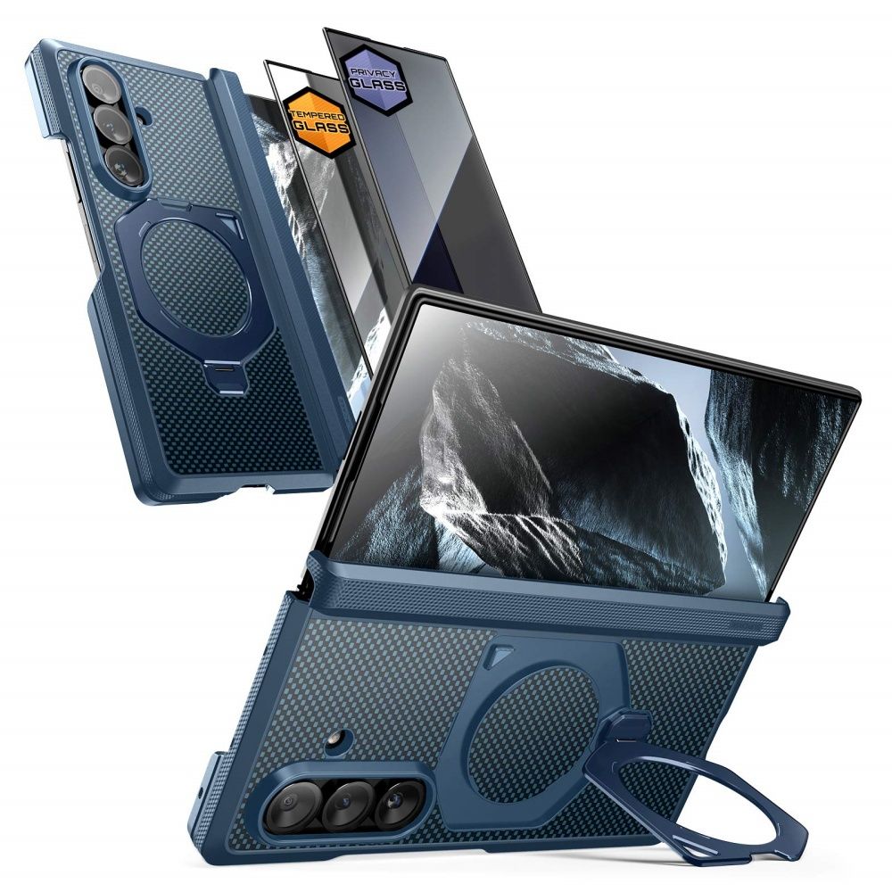 Supcase Samsung Galaxy Z Fold 8 Ultra Cover Aero MagSafe Blå