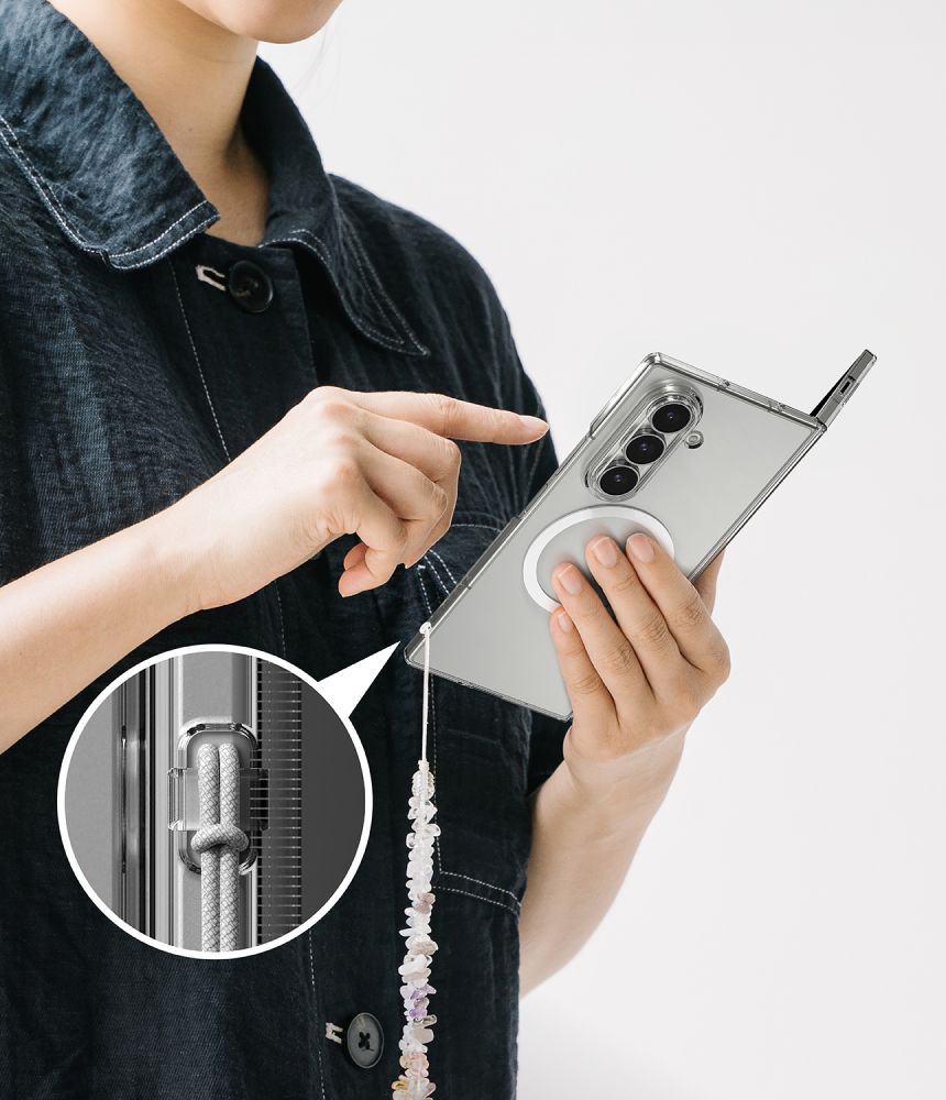 Ringke Samsung Galaxy Z Fold 8 Cover Slim Magnetic Klar