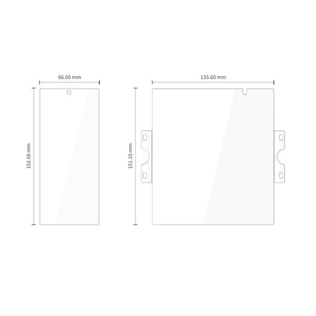 Tech-Protect Samsung Galaxy Z Fold 8 Ultra Skærmbeskytter Easy Set & Glass Fit 4-pack