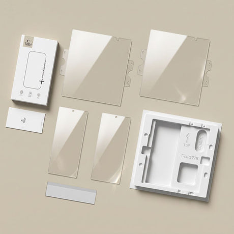 Tech-Protect Samsung Galaxy Z Fold 8 Ultra Skærmbeskytter Easy Set & Glass Fit 4-pack