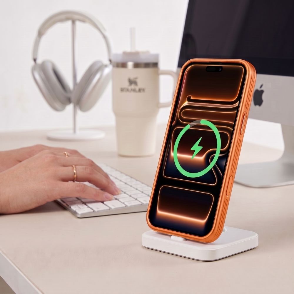 Tech-Protect iPhone 17 Pro Max/iPhone 18 Pro Max Cover MagPrime MagSafe Mat Orange