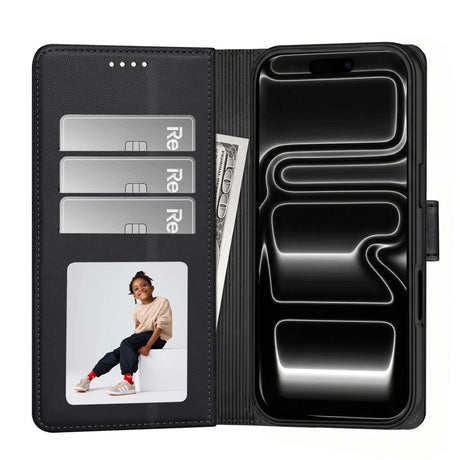 Tech-Protect iPhone 17 Pro/iPhone 18 Pro Etui Wallet MagSafe Sort