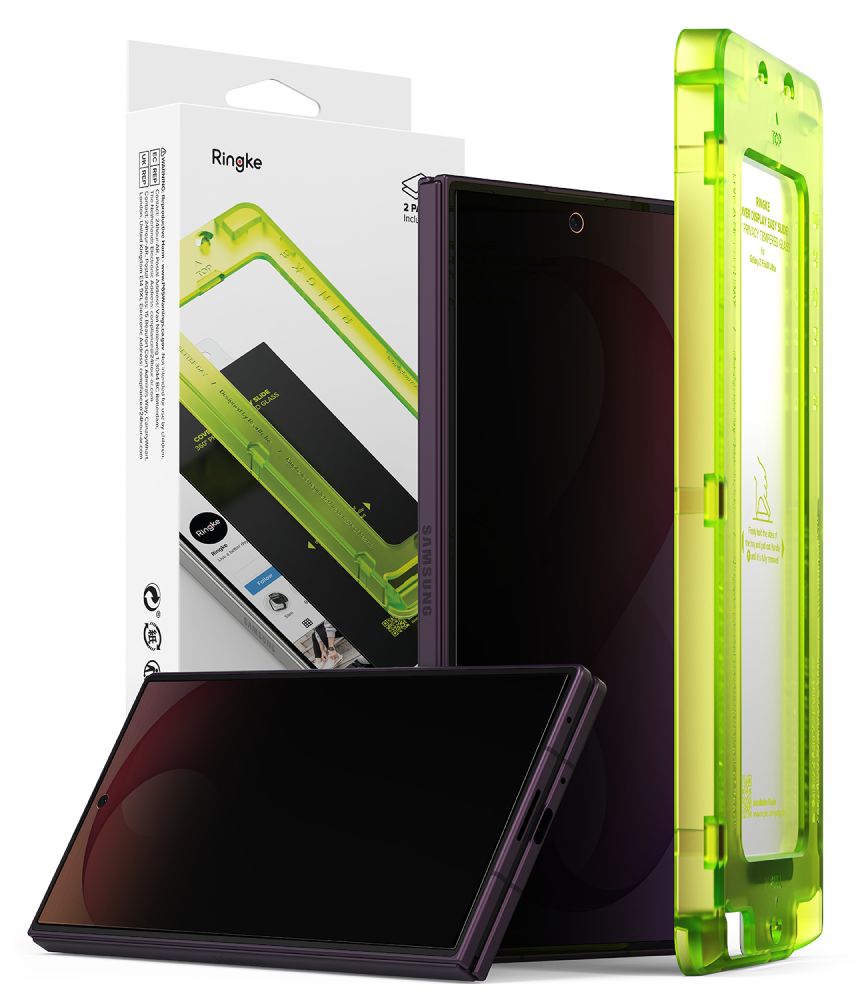 Ringke Samsung Galaxy Z Fold 8 Ultra Skærmbeskytter Easy Slide Privacy 2-pack