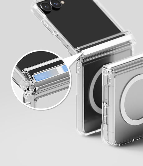 Ringke Samsung Galaxy Z Flip 8 Cover Fusion Magnetic Klar