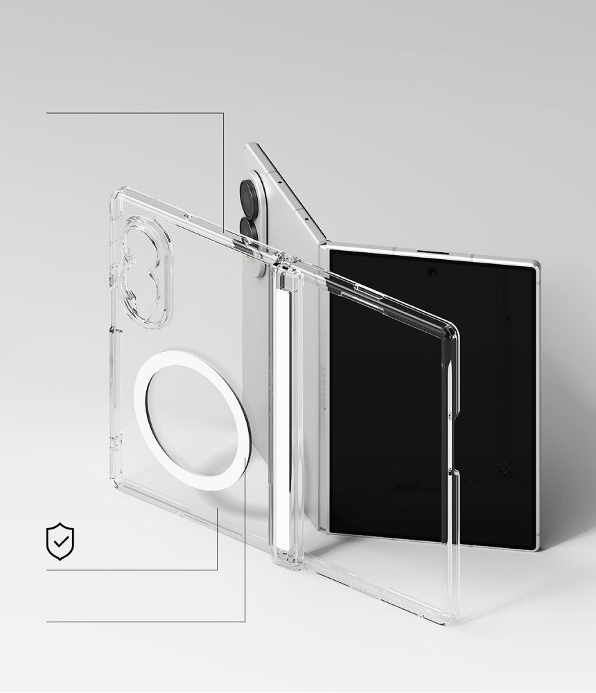 Ringke Samsung Galaxy Z Fold 8 Cover Fusion Magnetic Klar