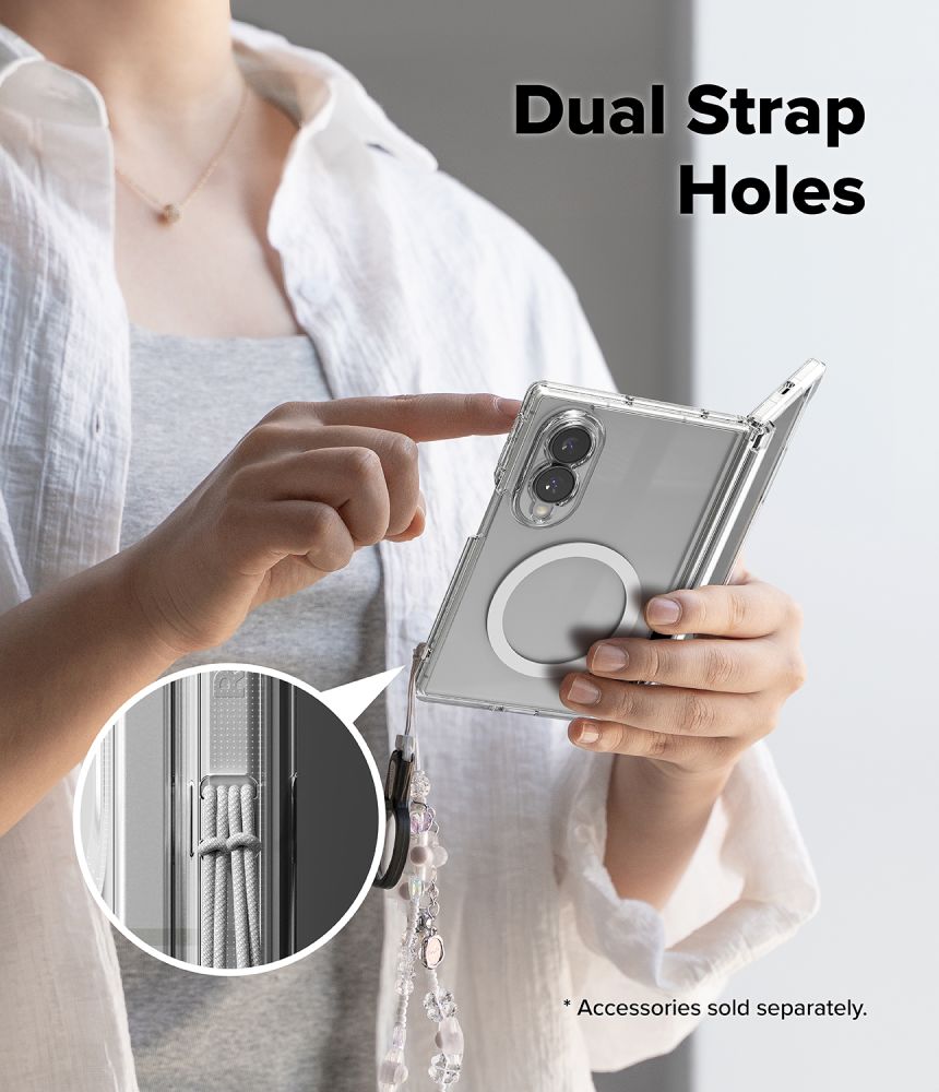 Ringke Samsung Galaxy Z Fold 8 Cover Fusion Magnetic Klar