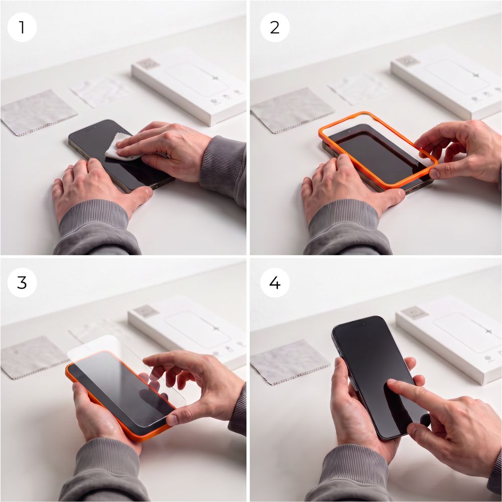 Tech-Protect iPhone 18 Pro Max Skærmbeskytter & Kameralinsebeskytter Easy Set+ 2-pack