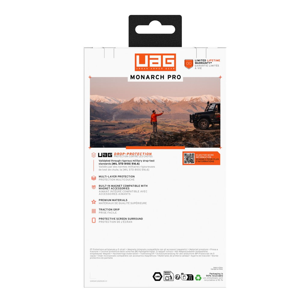 Urban Armor Gear (UAG) Samsung Galaxy S26 Plus Cover Monarch Pro MagSafe Carbon Fiber