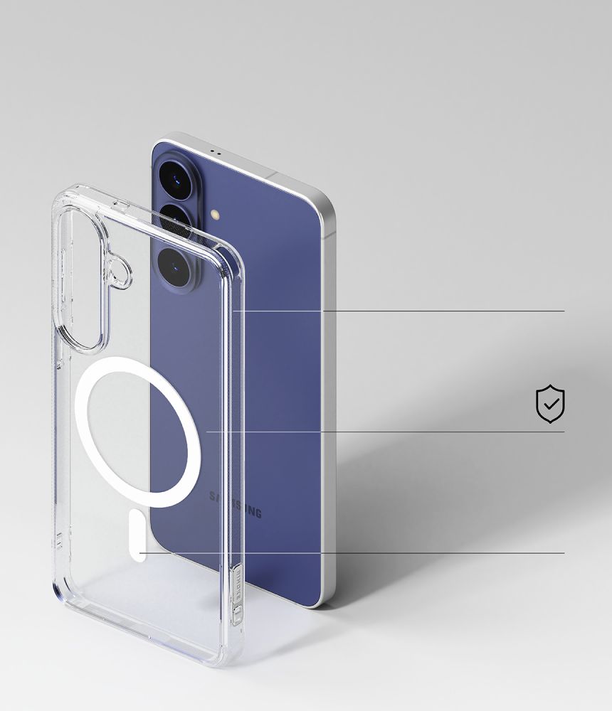 Ringke Samsung Galaxy S26 FE Cover Fusion Magnetic Klar