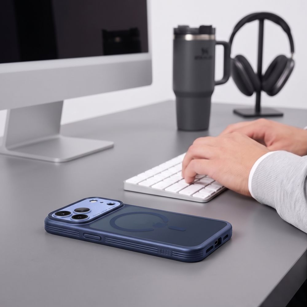 Tech-Protect iPhone 17 Pro/iPhone 18 Pro Cover MagPrime MagSafe Mat Blå
