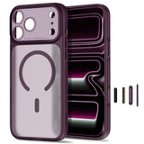 Tech-Protect iPhone 17 Pro Max/iPhone 18 Pro Max Cover MagPrime MagSafe Mat bordeaux