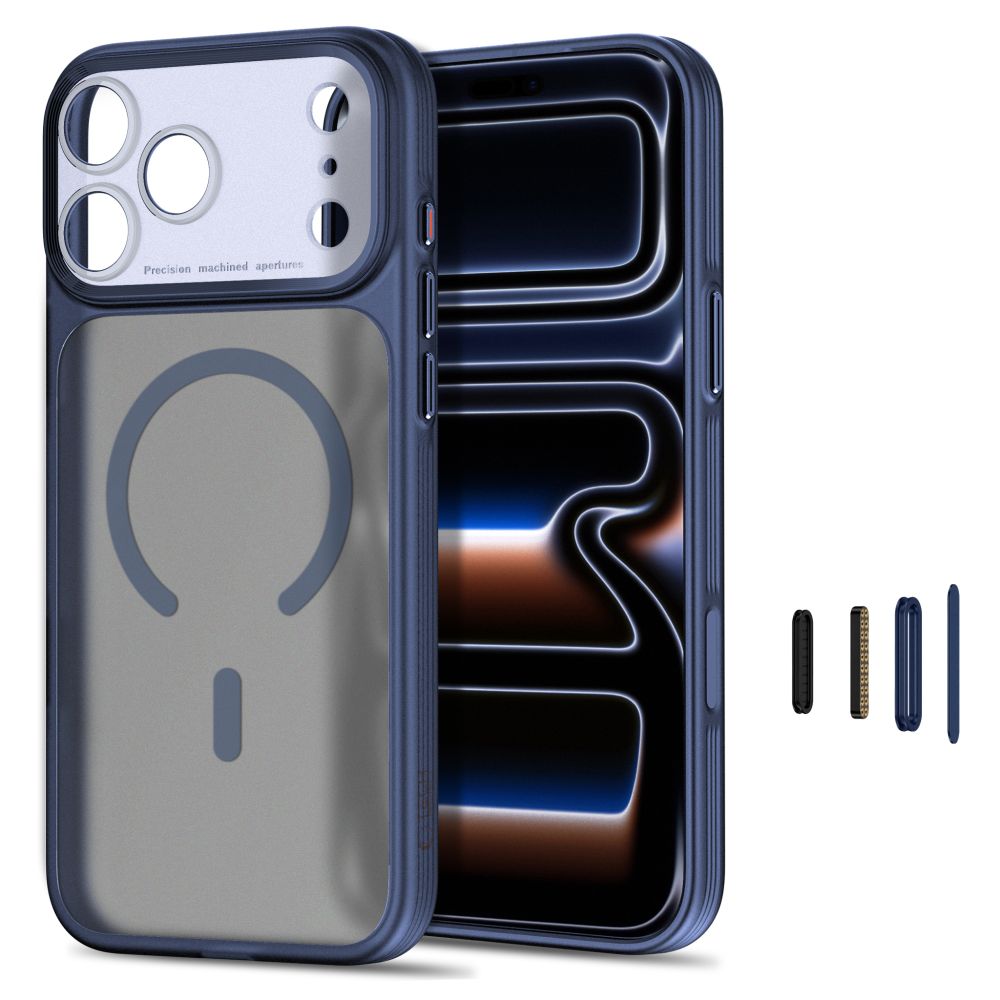 Tech-Protect iPhone 17 Pro Max/iPhone 18 Pro Max Cover MagPrime MagSafe Mat Blå