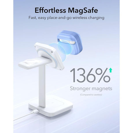 ESR AirPods 4/5 Cover Pulse FlickLock HaloLock Blå