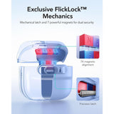 ESR AirPods 4/5 Cover Pulse FlickLock HaloLock Blå