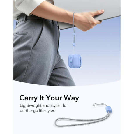 ESR AirPods 4/5 Cover Pulse FlickLock HaloLock Blå
