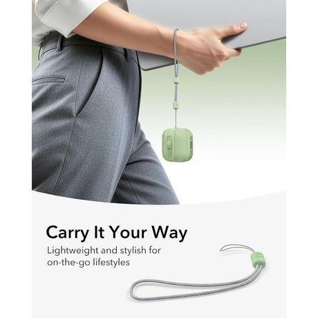ESR AirPods 4/5 Cover Pulse FlickLock HaloLock Grøn