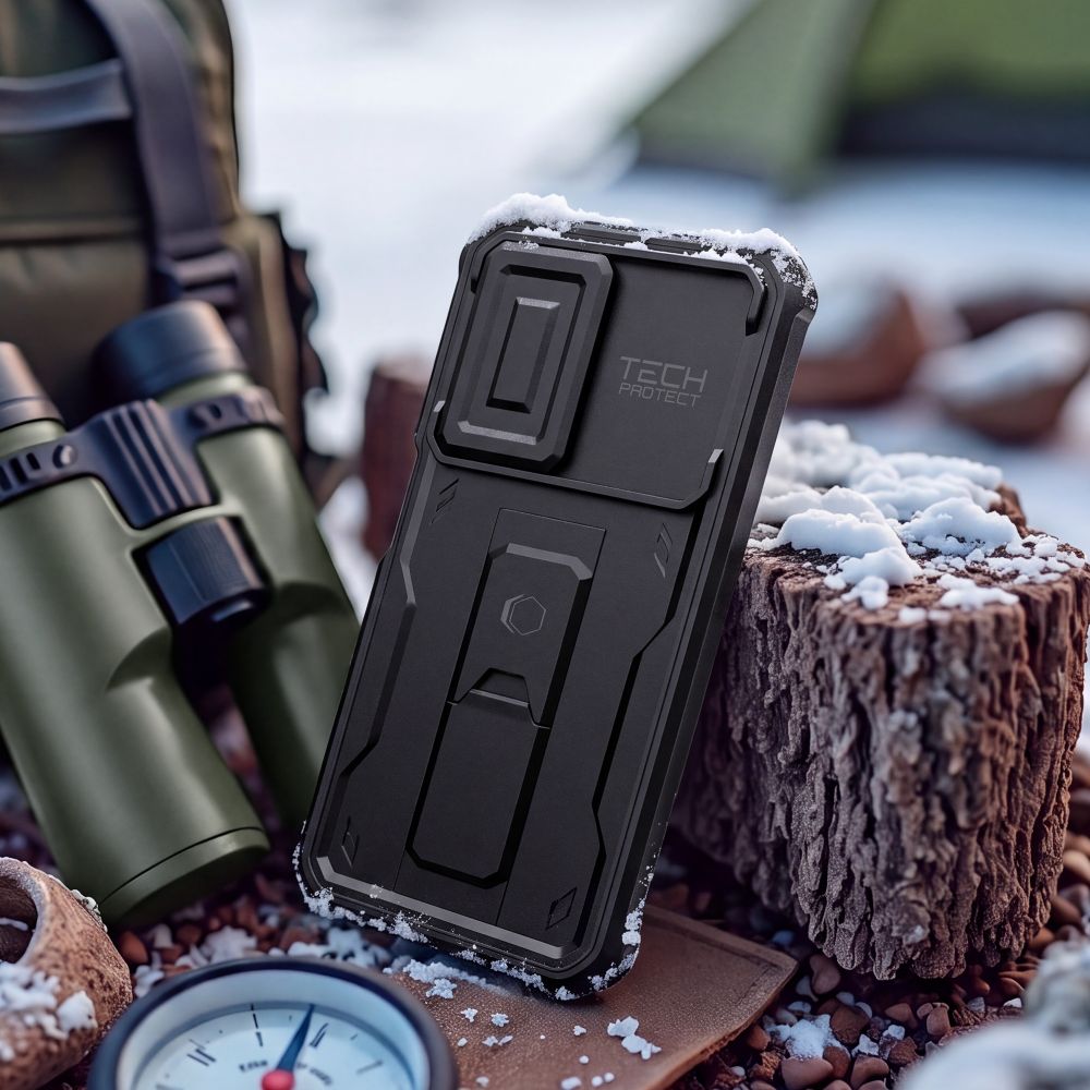 Tech-Protect Samsung Galaxy A17/A18 Cover Kevlar Cam+ Sort