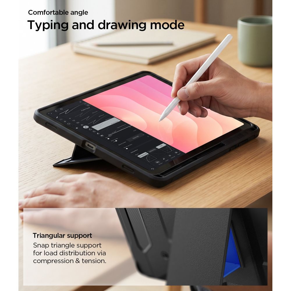 Spigen Samsung Galaxy Tab S12 Plus Cover Tough Armor Pro Sort
