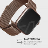 Burga Apple Watch 38/40/41/42mm Rem Metal Mesh Rosaguld