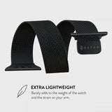 Burga Apple Watch 44/45/46mm/Ultra 49mm Rem Metal Mesh Sort
