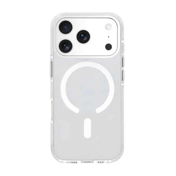 iPhone 17 Pro Cover Stødsikkert MagSafe Hvid