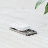 Alogic Matrix Ultimate 3-in-1 Trådløs oplader med Powerbank MagSafe Hvid