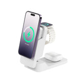 Alogic Matrix Ultimate 3-in-1 Trådløs oplader med Powerbank MagSafe Hvid