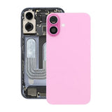 iPhone 16 Bagside Glas med Magnet og Kameralinse - Rosa