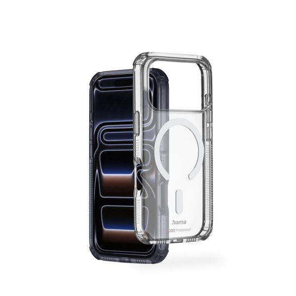 Hama iPhone 17 Pro Max Cover Extreme Protect MagSafe Transparent