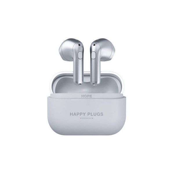 Happy Plugs Hope TWS Silver
