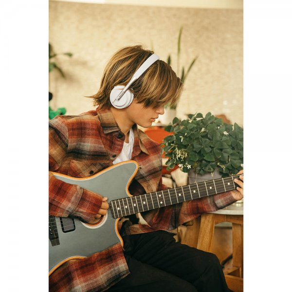 Happy Plugs Play Youth Headphones Hvid