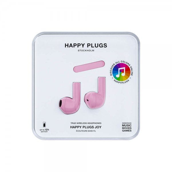 Happy Plugs Joy TWS Lyserød