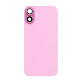 iPhone 16 Plus Bagsideglas Komplet OEM - Rosa