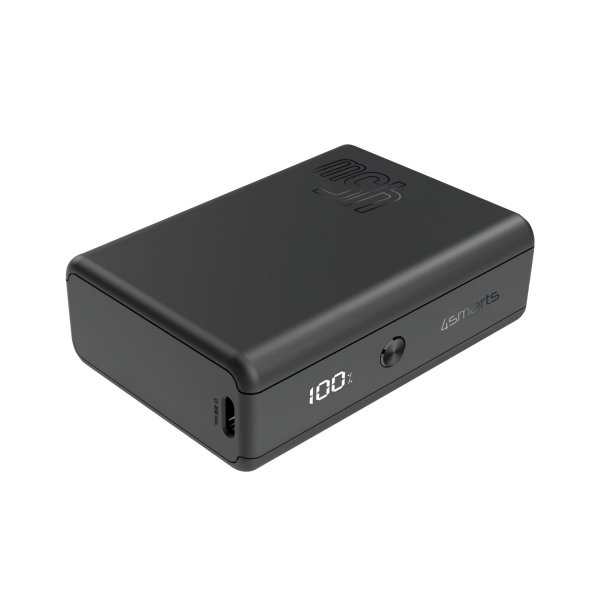 4smarts Powerbank Pocket Slim 10 000 mAh 45W Sort
