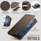 CaseMe iPhone 14 Pro Max Etui C49 Series Brun