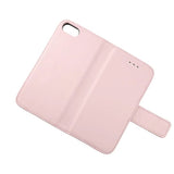 Rvelon iPhone 7/8/SE Cover Ægte læder Kortlomme Rosa