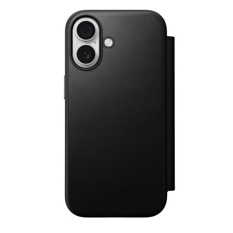 Nomad iPhone 17 Etui Modern Leather Folio Sort