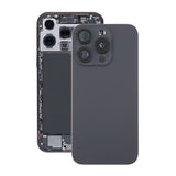 iPhone 16 Pro Bagside Glas med Magnet og Kameralinse - Sort Titanium
