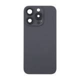 iPhone 16 Pro Max Bagside Glas med Magnet og Kameralinse - Sort Titanium