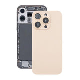 iPhone 16 Pro Max Bagside Glas med Magnet og Kameralinse - Sandfarvet Titanium