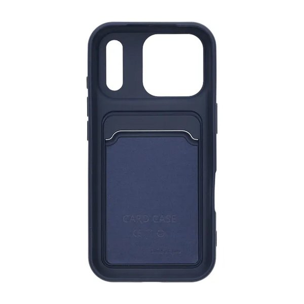 iPhone 17 Pro Cover Kortholder Blå