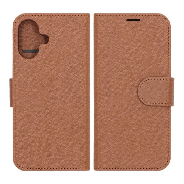 iPhone 17 Cover med Kortlomme Standerfunktion Brun