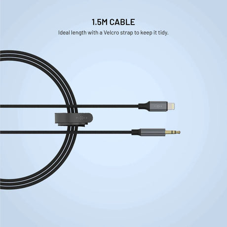 Fixed Lydkabel Link Premium Lightning til 3.5mm 1.5m