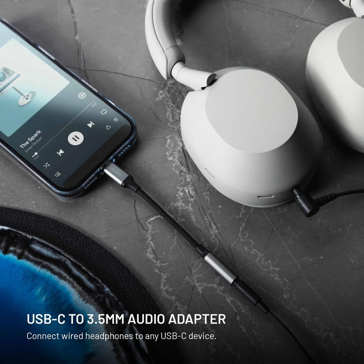 Fixed Lydadapter Link Premium USB-C til 3,5mm