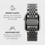 Burga Apple Watch 44/45/46mm/Ultra 49mm Armbånd Metal Sølv