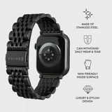 Burga Apple Watch 44/45/46mm/Ultra 49mm Rem Metal Sort