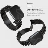 Burga Apple Watch 44/45/46mm/Ultra 49mm Rem Metal Sort