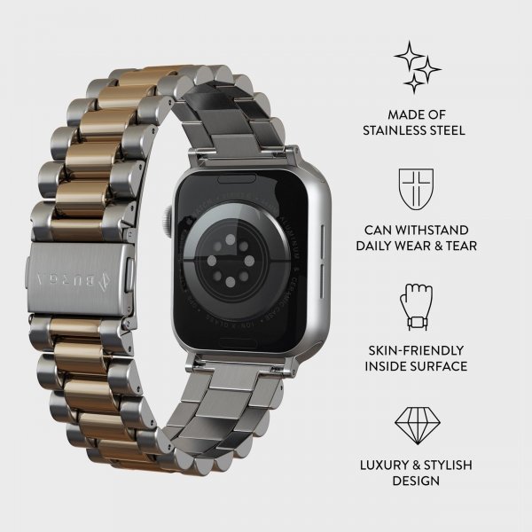 Burga Apple Watch 38/40/41/42mm Rem Metal Sølv Guld