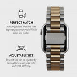 Burga Apple Watch 38/40/41/42mm Rem Metal Sølv Guld