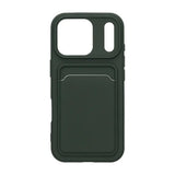 iPhone 17 Pro Cover Kortholder Grøn